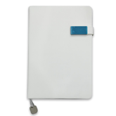 PU Covered Note Book - RM 8505 (White) Olmecs
